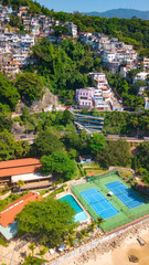Fototapeta premium morro do vidigal ipanema rio de janeiro leblon brasil praia beach