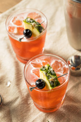 Alcoholic Jungle Bird Rum Tiki Cocktail