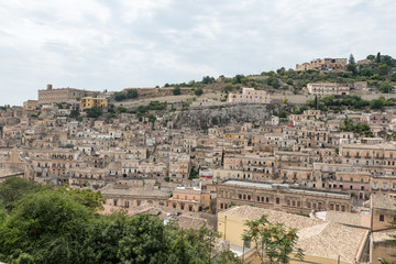 Fototapeta na wymiar City of Modica Sicily