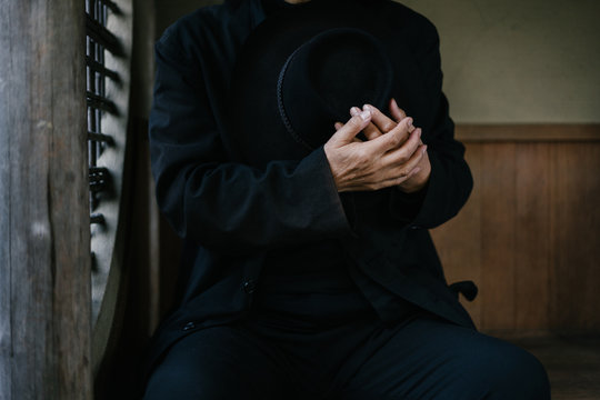 男性の手のディテイル