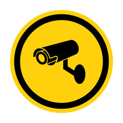 CCTV Security Camera Symbol Sign, Vector Illustration, Isolate On White Background Label .EPS10