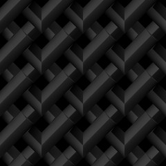 Geometric Modern Stylish Pattern. Seamless Black Background. Abstract Texture for Web, Wallpaper, Fabric, Wrapping