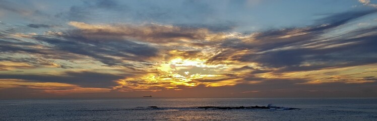 Wedding cake island sunrise