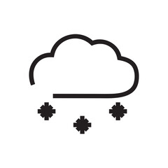 Cloud icon vector isolated on background. Trendy sweet symbol. Pixel perfect. illustration EPS 10. - Vector