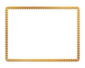 Chinese gold frame vector design