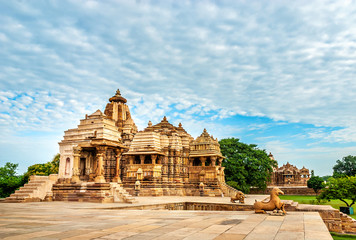 Devi Jagdambi Temple, dedicated to Parvati, Western Temples of Khajuraho. Unesco World Heritage Site. Popular amongst tourists all over the world. Khajuraho, India.