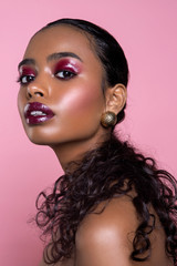 Beauty portrait Afro-American woman - 304859986