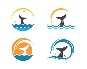whale tail icon vector illustration design