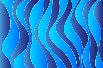 Abstract background. Blue elements wave