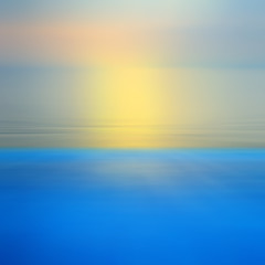 Motion blurred background of refraction in the sea