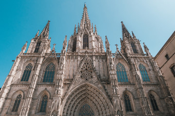 Fototapeta premium cathedral of segovia spain