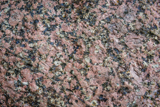 Texture details of Bla Jungfrun granite rock