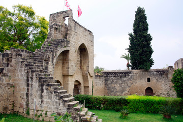 Fototapeta na wymiar gotische Klosterruine Bellapais