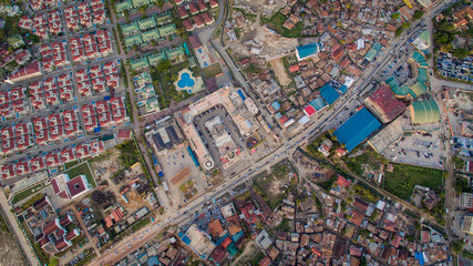 AERIAL VIEW OF MIKOCHENI Dar es Salaam