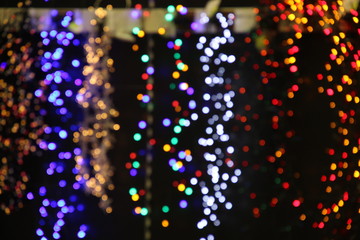 Wide range christmas lights in shop for sale. Blur