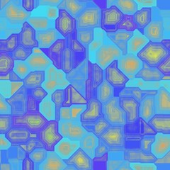 Abstract futuristic seamless tileable polygonal pattern texture design