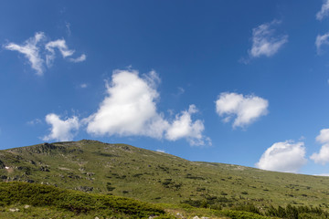 landscape of Belmeken Peak, Rila mountain, Bulgaria