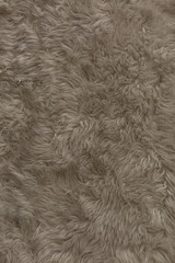 background texture. fur. fur flokatti brown fur