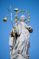 statue from 1756 in Liberty Square in Timisoara