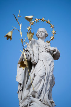 statue from 1756 in Liberty Square in Timisoara