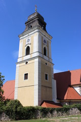 Fototapeta na wymiar Tower of the church, Germany, Bavaria, Parsberg