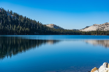 lake in the mountains mirror 