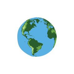 Earth hand drawn color design