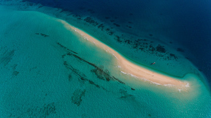 Fototapeta na wymiar sandbank, zanzibar island