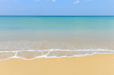 Tropical beach and blue sky