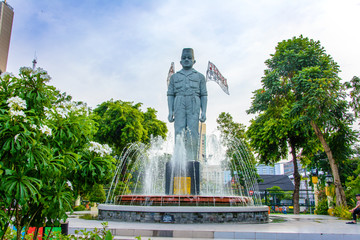 Jendral Soedirman monument in Surabaya
