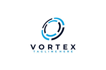 vortex logo icon vector isolated - obrazy, fototapety, plakaty