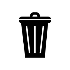 trash can icon vector design symbol