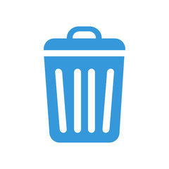 trash can icon vector design symbol