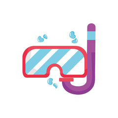 summer mask with snorkel fill style