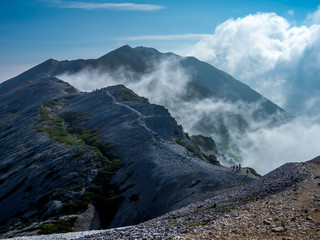 北アルプス後立山連峰縦走路