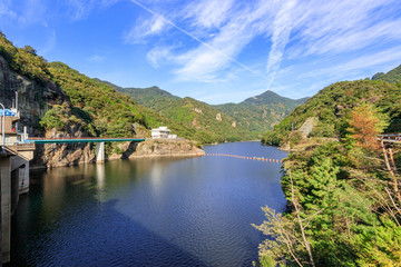 Obraz na płótnie Canvas 竜門ダム　佐賀県有田町　Ryumon dam　Saga Arita town