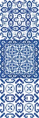 Traditional ornate portuguese azulejos.