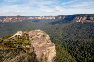 The Blue Mountains, Blackheath, Pulpit Rock and Avil Rock.