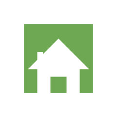 Real estate logo template vector mortgage icon design