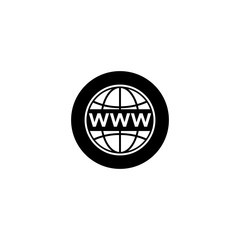 globe icon vector design symbol go to web