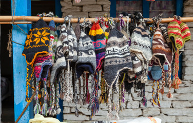 Hand made beanie from Nepali's villagers.