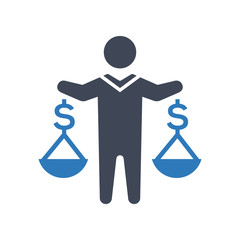 Business decision icon