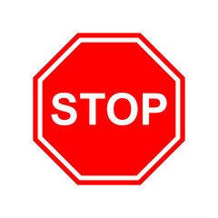 stop sign icon vector design symbol