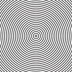 Obraz premium czarno-biały wzór koła