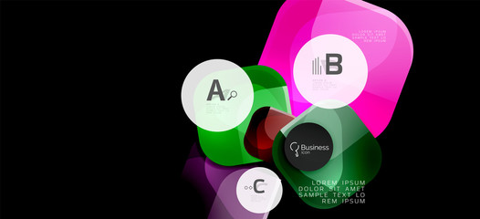 Modern advertising concept for wallpaper design. Vector info graphic design. Vector design concept. Business presentation. Abstract geometric frame.