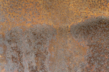Rusty metal texture, rusty iron sheet