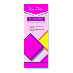 baground stand design. set of colorful banners