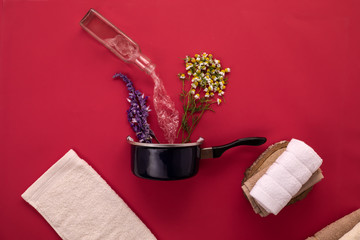 herbal formulations for hot compresses