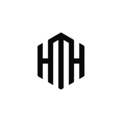 Hexagonal MM monogram Logo Template, Minimal Letter MM Logo, sharp and strong letter MM monogram .vector