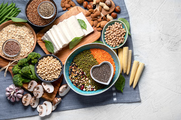 Healthy food for vegans and vegetarian.